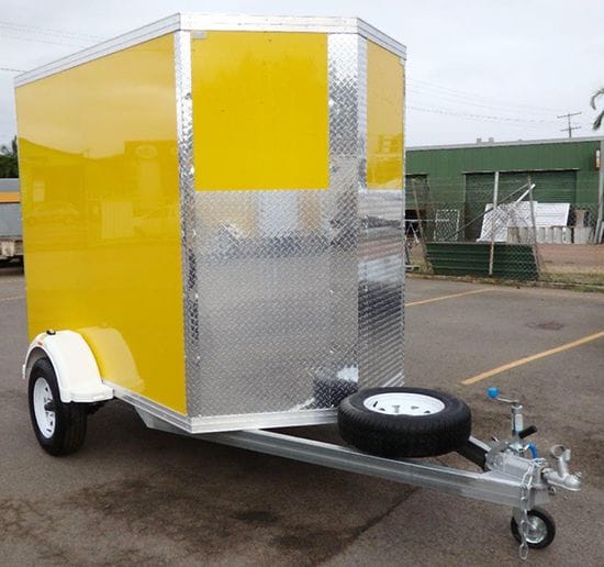 Our new 8x5' 'V' nose furniture trailers